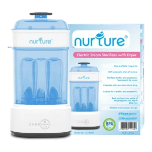 Nurture Electric Steam Sterilizer - 5 BOTTLES