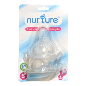 Nurture Wide Neck Silicone Nipple 2's BC