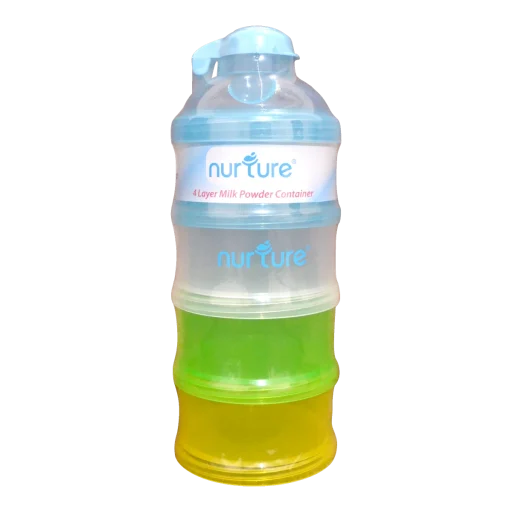 nurture 4 layer milk powder container blue