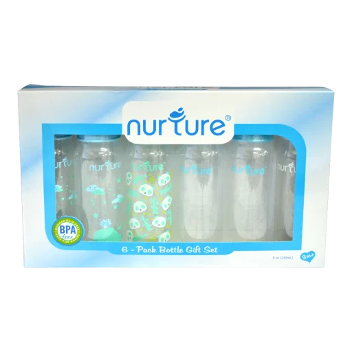 nurture 6pack bottle blue front