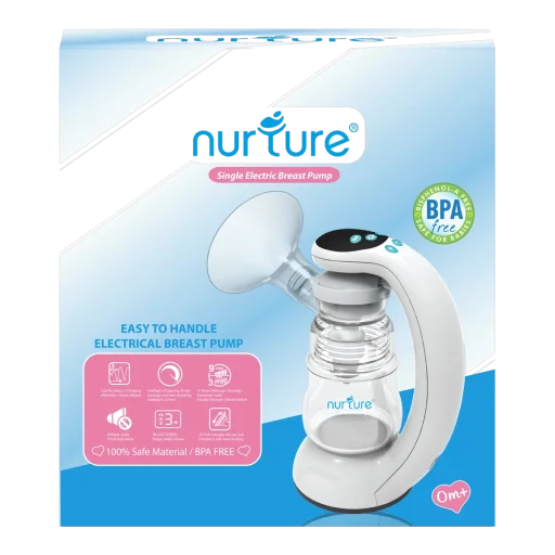 nurture single electric breast pump front