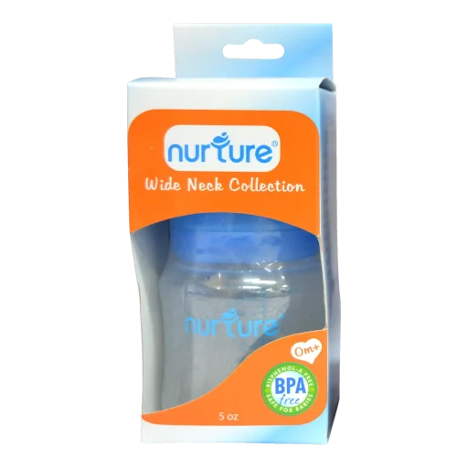 nurture wideneck 5oz blue front